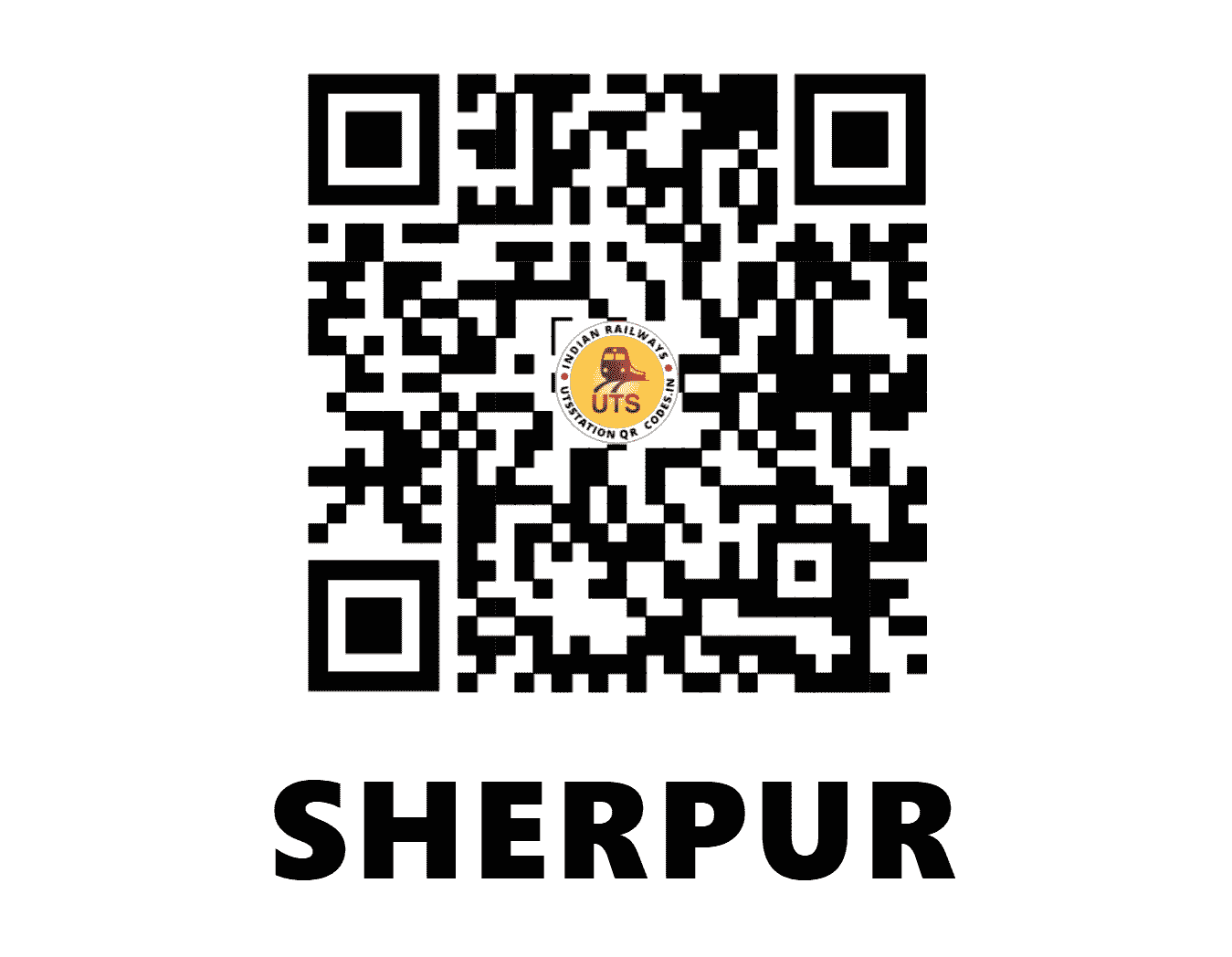 UTS QR Code for SHERPUR - SEPR - NR (UTTAR PRADESH)